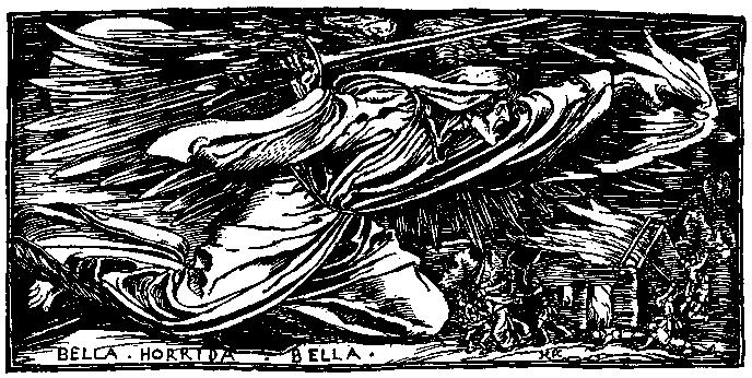 Otto of the Silver Hand scene showing medieval architecture